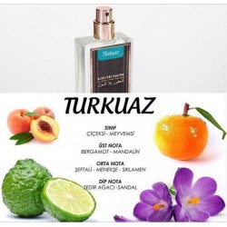 Turkuaz Alkolsüz Parfüm 50 cc - Buhara  Turkuaz Alkolsüz Parfüm 50 cc - Buhara